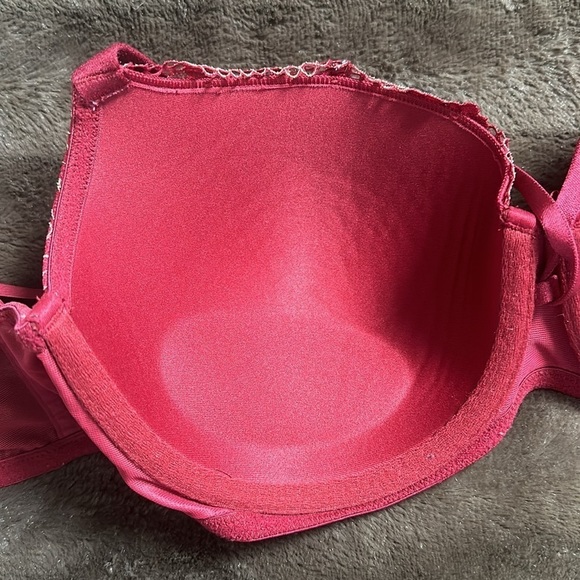 CACIQUE Boost Balconette Dark Red Sz 38DD - Picture 4 of 8